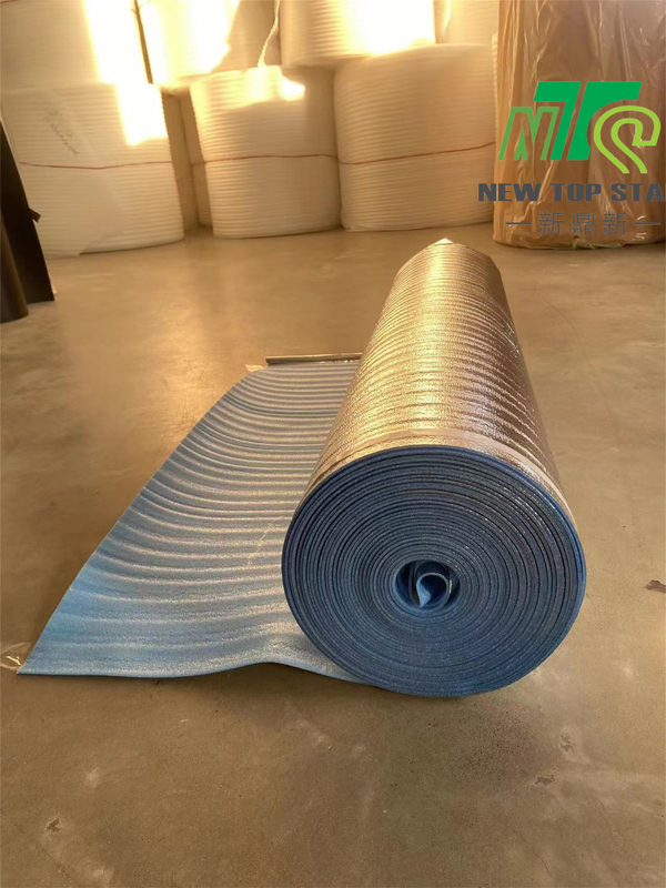 EPE Noise Block Underlayment Foam 3mm High Density Silver Laminate Underlay